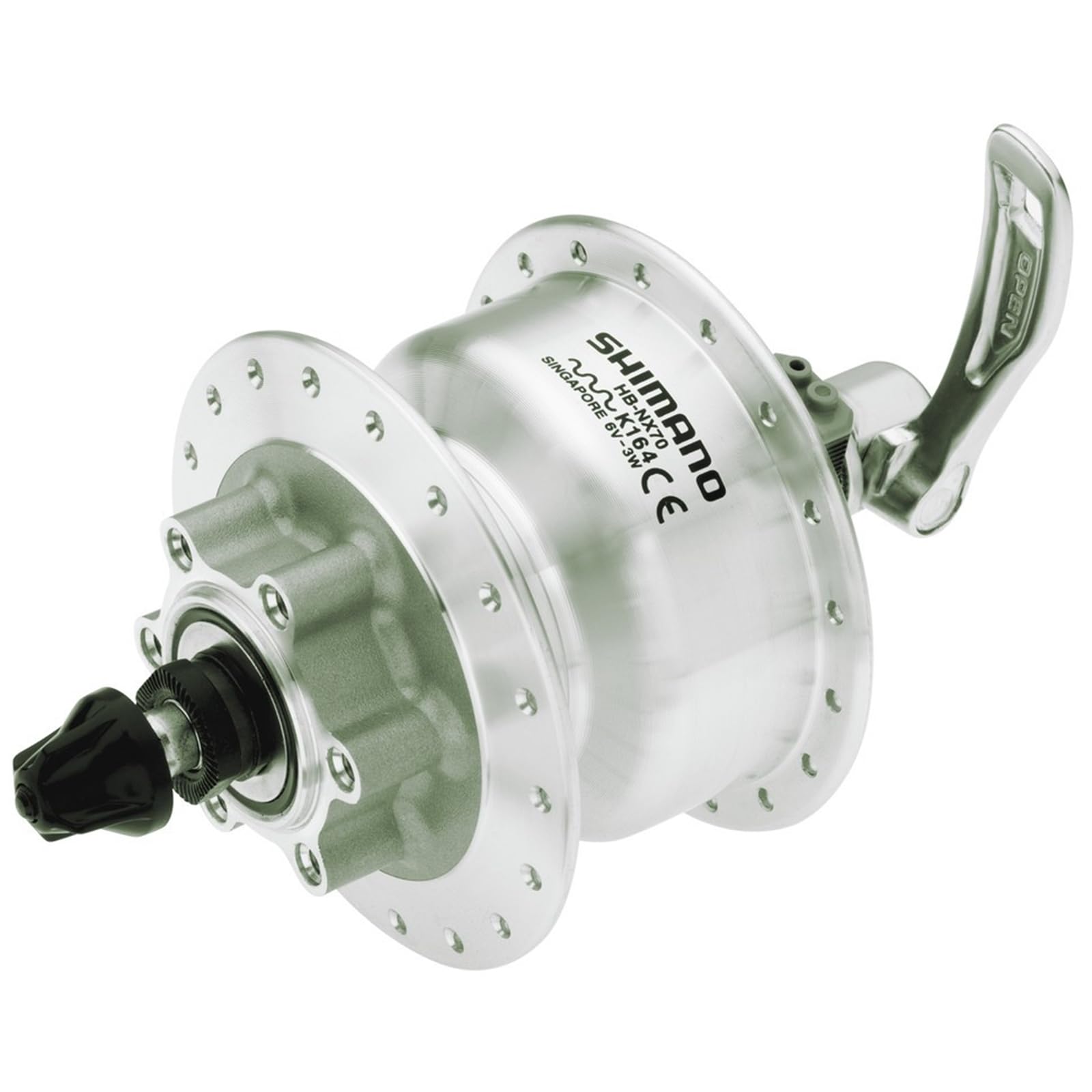 Amazon | シマノ(SHIMANO) ユニ - 大人用 ハブダイナモ ブラック 標準
